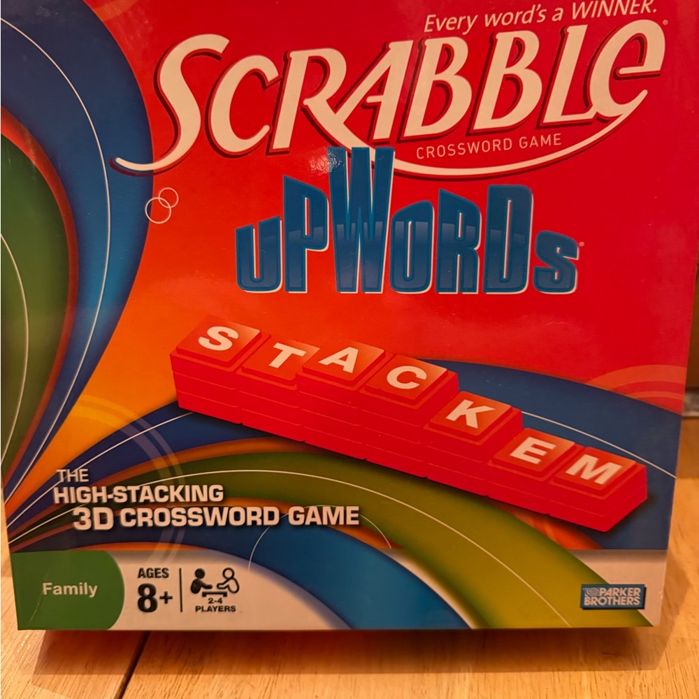 Scrabble Upwords 3D Crossword Game - Red